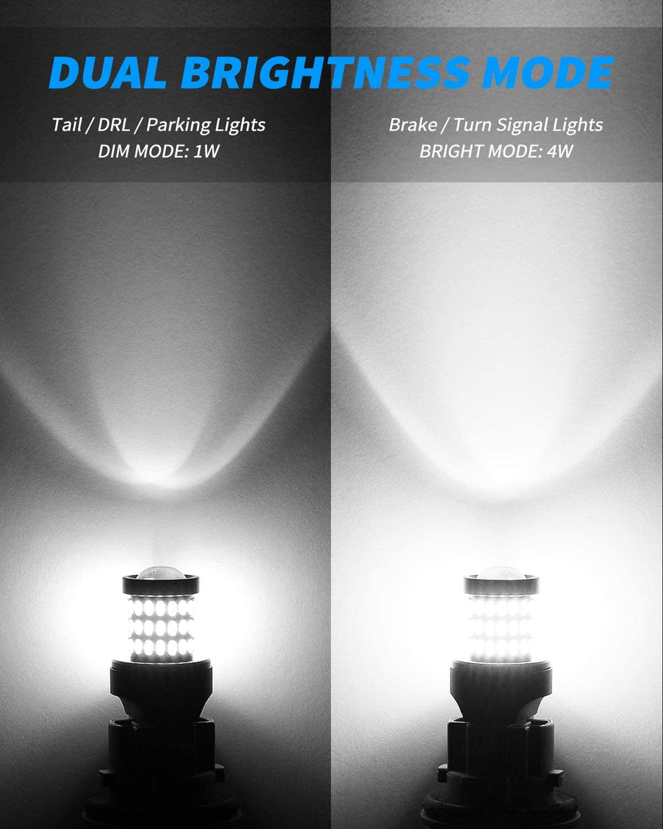 OtpOutopa T20 7440 7443 3157 3156 S25 7441 7444 W21W LED Bulbs Brake Lights  5050 13SMD For Driving Lights Tail Brake Lights Backup Reverse Turn Signal  Lights Daytime Running Lights (4PCS,7443-White) - Yahoo Shopping