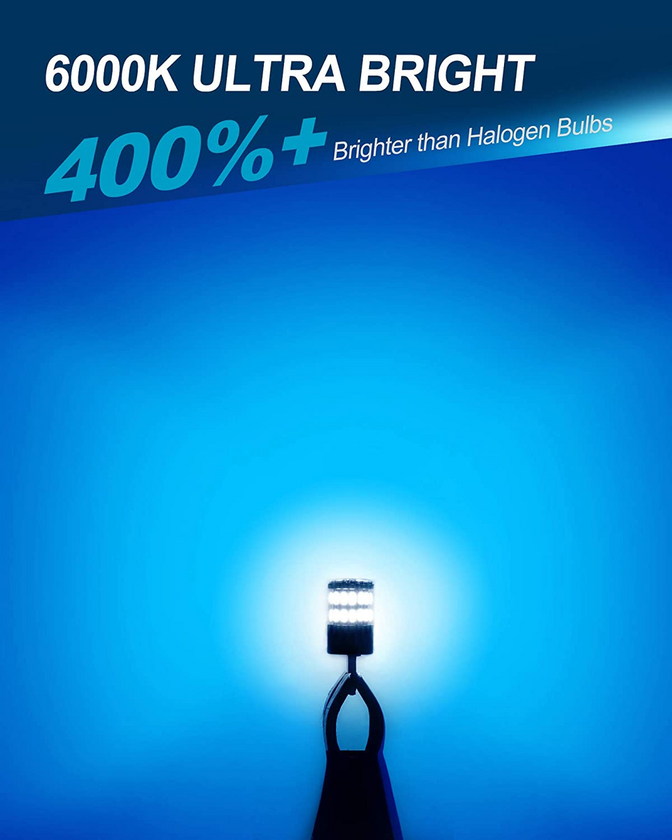 Ampoules T10 W5W LED Veilleuses 24 SMD Canbus Bleu glacier 5pcs