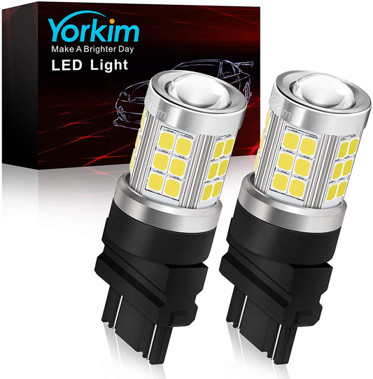 Yorkim 3157 LED Bulb, super bright 3156 led bulb 3056 3057 4157 bulb led 3157 Replacement for led Reverse Blinker Brake Tail Lights